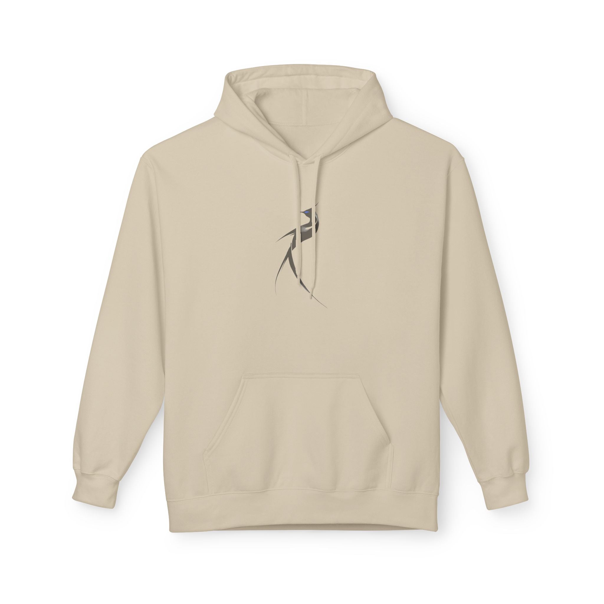 Minimalist Archer Hooded Sweatshirt — Small Raven Graphic Hoodie