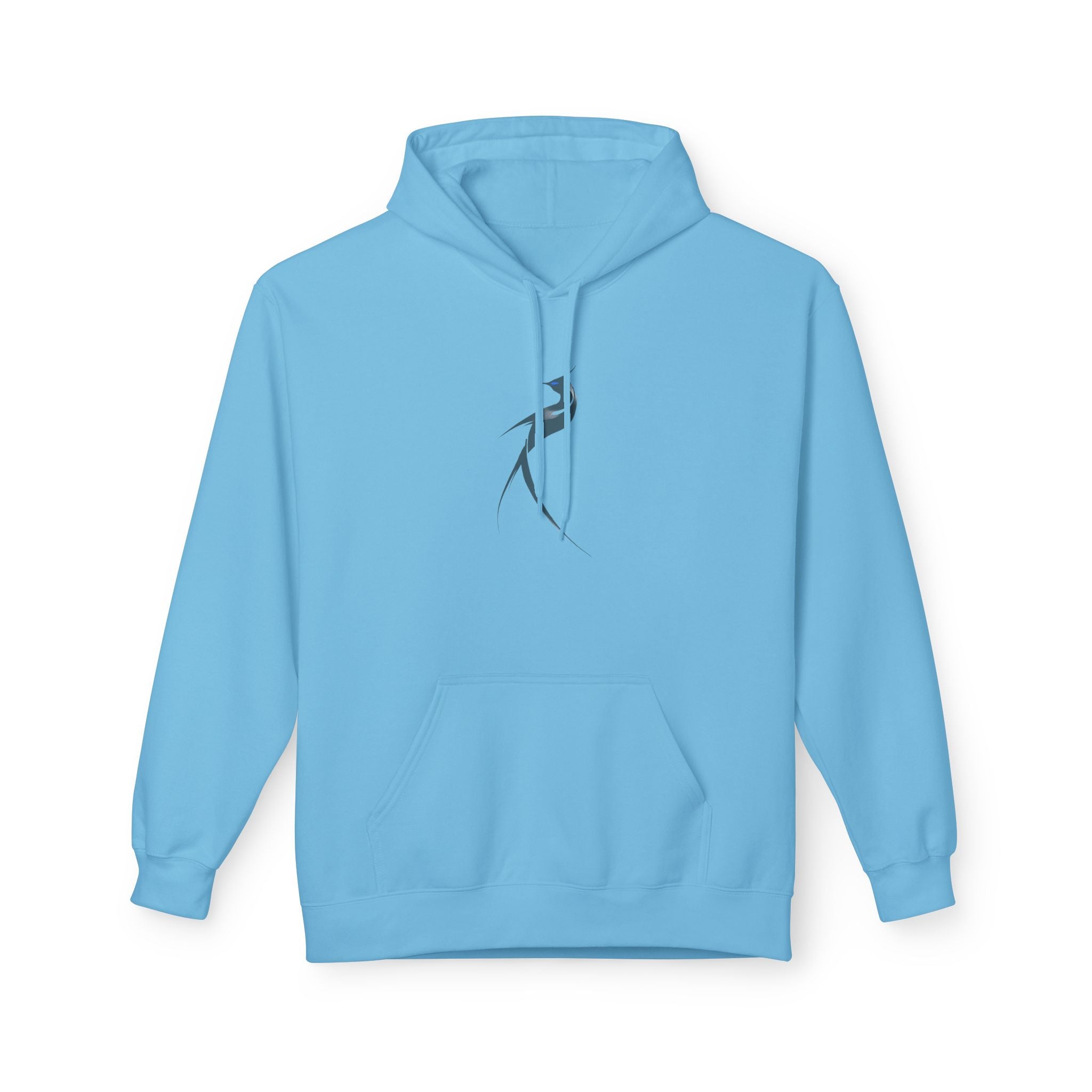 Minimalist Archer Hooded Sweatshirt — Small Raven Graphic Hoodie