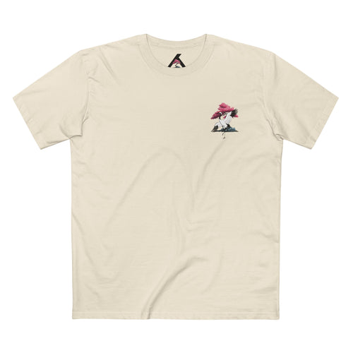 Floral Chest Tee — Stylish Floral Inspired Graphic T-Shirt